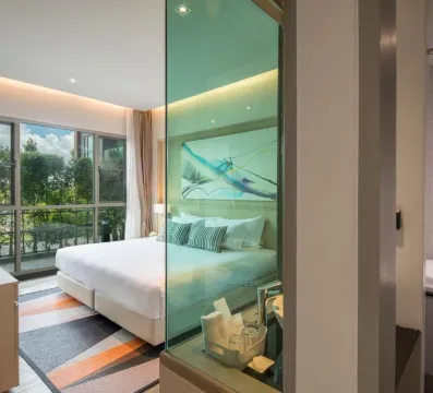 สตูดิโอพร้อมลานระเบียง