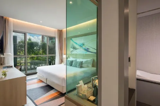 สตูดิโอพร้อมลานระเบียง