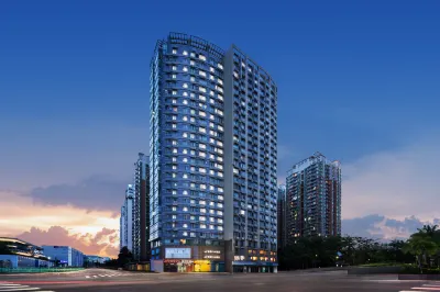 香蕉FUN酒店（深圳福田福保地鐵站店） 鄰近落地窗夜景的酒店