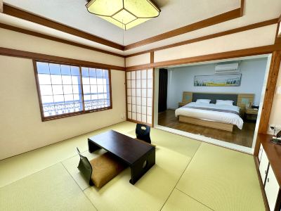 和洋室【オーシャンビュー/44.8平米】 伊東山荘 ito Villaの写真