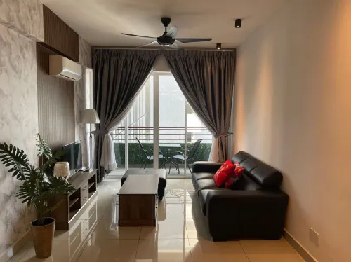 位於怡保市中心的2卧室公寓-2個獨立浴室