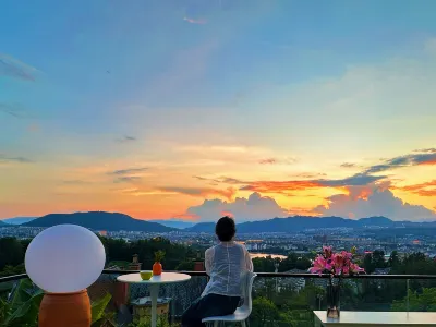 騰沖氧森池·原湯溫泉270°觀景休閒雅院 瑪御谷溫泉小鎮附近的飯店