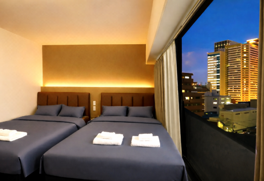 Lucky NAMBA 객실 내 취사 공간