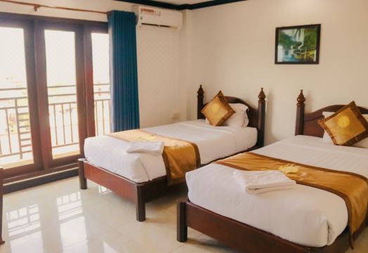 방비엥 열기구 전망