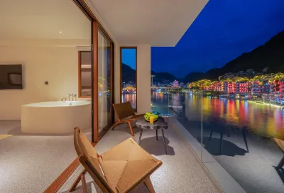 Slow Ferry MD Private Soup Aesthetic Villa (Zhenyuan Ancient City New Bridge Store) Hotels in Zhenyuan