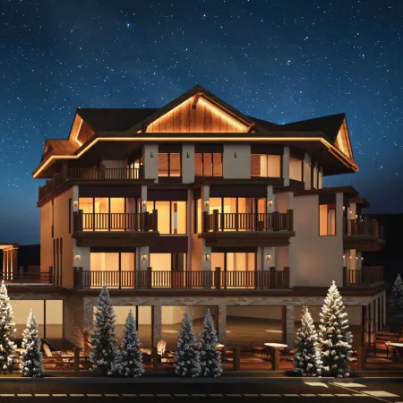 Aletai Garden Villas Designer Resort Hotel (Jiangjun Mountain Ski Resort Branch) Отели рядом с достопримечательностью «Скидный лагерь в Алтае, Синьцзян»
