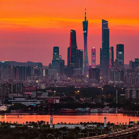 Livetour International Apartment(Pazhou Exhibition Center Yijing Road Subway Station) Отели рядом с достопримечательностью «Zhongda Wufeng Commercial City»