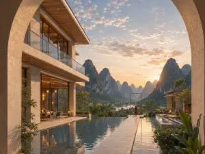 Yangshuo·JUE | AWAKENING • Viewing Guilin Landscape • Garden Pool • Resort Mansion
