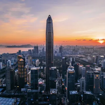 深圳福田會展中心嵐珊飯店 深圳平安金融中心雲際觀光層附近的飯店