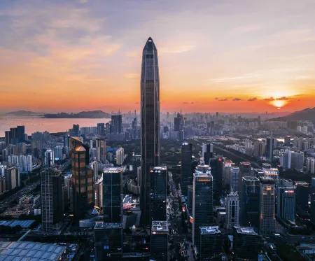 Shenzhen Futian Convention and Exhibition Center LansHotel Отели рядом с достопримечательностью «Shenzhen Polytechnic OCT Campus»