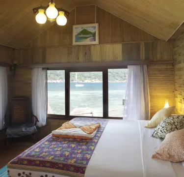 กระท่อมชายหาดสำหรับครอบครัว