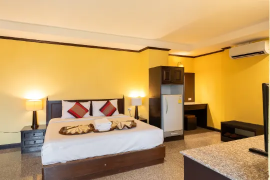 ห้องดีลักซ์ เตียงใหญ่