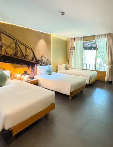 ห้องดีลักซ์สำหรับครอบครัว วิวสวน (24-Hour Use Of Room)