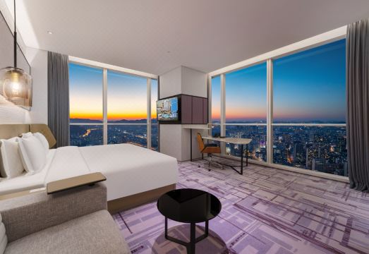 크라운 플라자 다롄 싱하이 객실