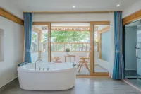 Songzhuju · Coffee and Tea Holiday Villa · Designer Garden - balcony