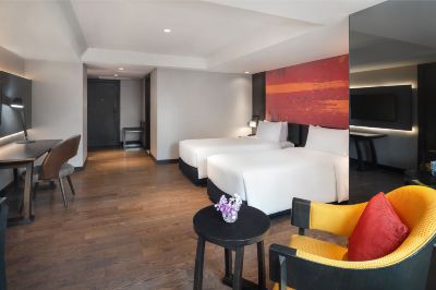 デラックス ツインルーム メルキュール バンコク スクンビット11の写真