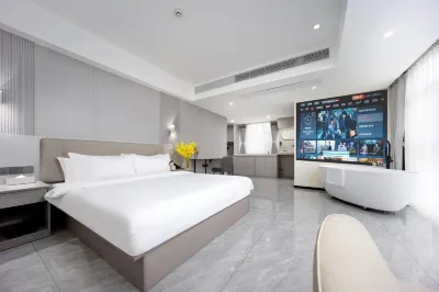 Deyu Hotel (Guangzhou City Plaza Keyun Road Subway Station) Hôtels à : Centre International de convention et d'exposition de Pazhou