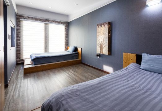 아쿠아뷰티크의 아침 조식 또는 공용 공간