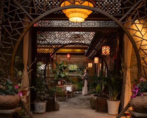 Lijiang Jinli Chinese Courtyard Inn الأماكن العامة Photos