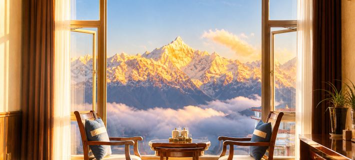 Deqin Meili Yingyue View Hotel (Feilai Temple Meili Snow Mountain Branch) Hotele w: Deqen