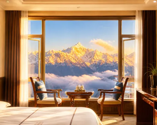 Deqin Meili Yingyue View Hotel (Feilai Temple Meili Snow Mountain Branch) Hotels in Deqin