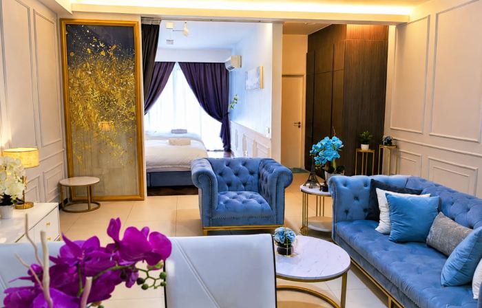 ROYAL Luxury Seaview Room, 3 minute  to Gurney