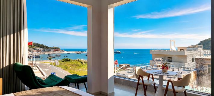 Qidao | Muse · Rustic Style · Full Seaview Scenic Apartment (Xianrenjing Scenic Area) Hotel a Pingtan