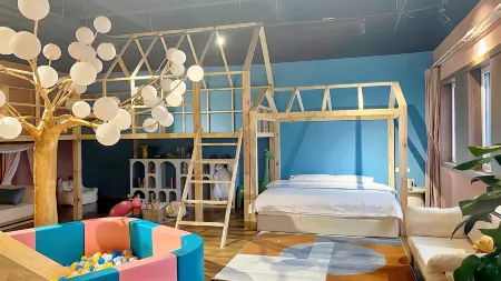 Liaocheng Sishi Homestay (Rose Park Branch) Отели в г. Ляочен