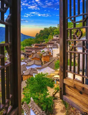 모시코트야드 빌라; 레저 및 휴가를 위한 산 전망 숙소 (우위안 화리 관광지점) Wuyuan Huangling Scenic Area - Viewing Point 주변 호텔