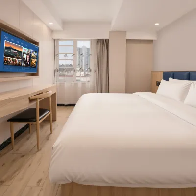 Qingmu Hotel (Nanjing Line 2 Mochou Lake Station) Hotel dekat Danau Mochou