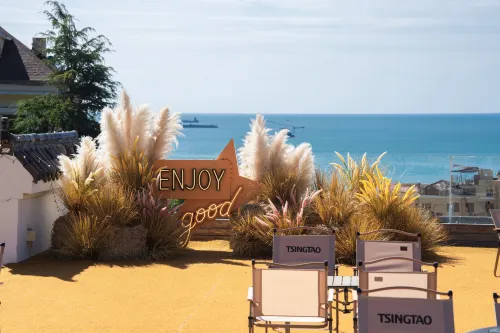Yu Shangshan Spa and Wellness Vacation Homestay (Laoshan Scenic Area Liuqing River Beach Branch)tay - น้ำพุร้อน