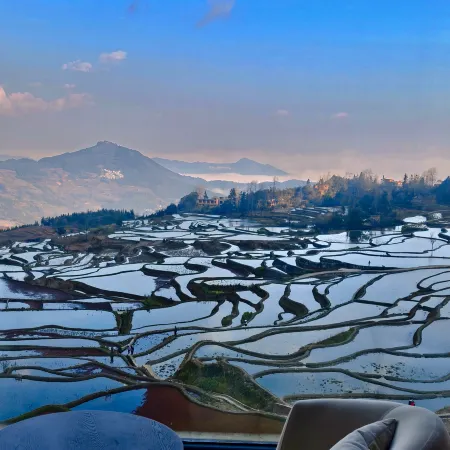 Rice Field Ideal | Blue Terraced Fields Panoramic View Homestay