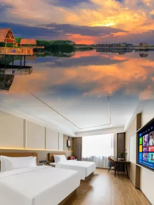 Yanqi Yindu Business Hotel (People's Square) Các khách sạn ở Yên Kỳ