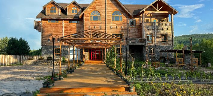 Igri wooden villa Hotele w: Mohe City