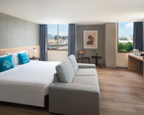 Cross Vibe Bangkok Srinakarin Hoteles cerca de Centro comercial Mega Bangna