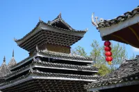 Zhaoxing Dong Village at that time, flowers blossoming, live music, courtyard homestay - Vuoristonäköala