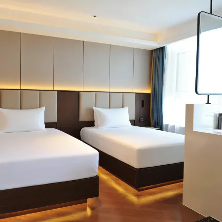 Rujia Aifei Hotel (Weifang Railway Station Shihuyuan Museum Branch)