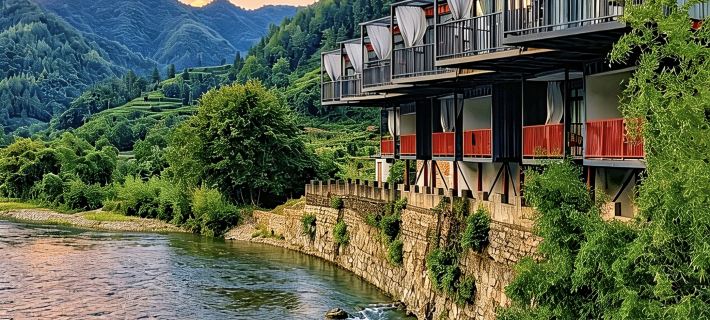 Mosu · Hongcun Xiangju | Mountain & Stream Rustic-Luxury Garden Stay (Three Trees Scenic Area) Hotels in Xiuning