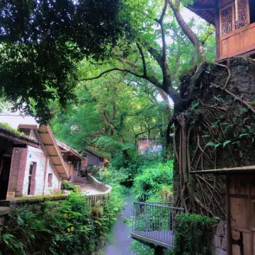 Chongqing Jingangbei OLD VILLGAE SPA HOTEL Hotel berhampiran Gunung Jinyun