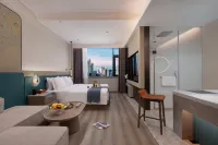 Fuyang Yunbo Manju Hotel (Yingzhou Wanda Plaza Long Distance Bus Station Store) Hotel in zona Fuyang Railway Station