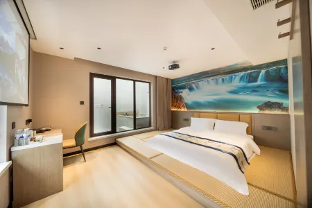 Ting Fengyue  Hot spring hotel Отели рядом со станцией Jimo North Railway Station