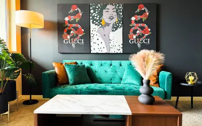 Beautiful 1 BR in LA| Gym & Pool | 10Mins to Cedar Hotels in 