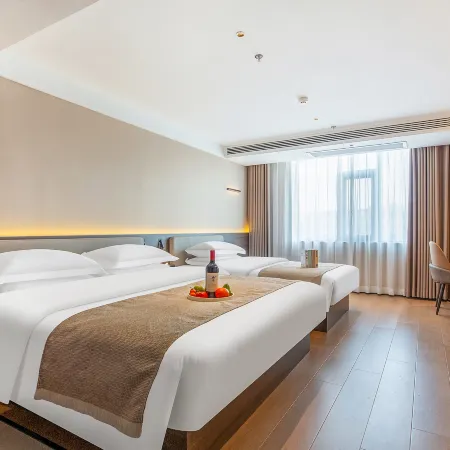 Xuchang Three Kingdoms Hotel (Pang Donglai Times Square Caowei Ancient City Branch)