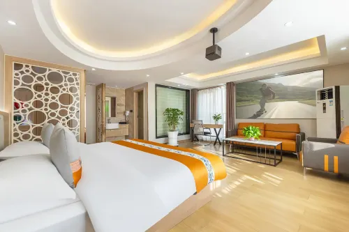 Little Apple Hotel (Huaguoyuan Shopping Center Songhua Road Subway Station) - Bjergudsigt