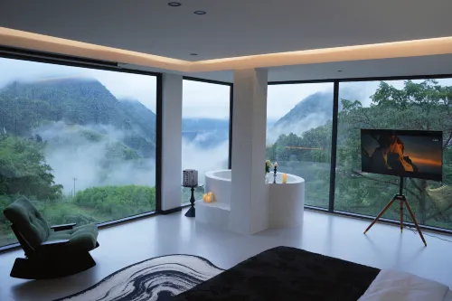 Anji Zhenxi Tingyun Luxury Vacation Guesthouse - Kaplıcalı