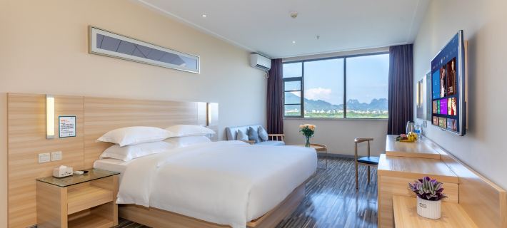 City Riverview Hotel (Guilin North High-speed Railway Station Wanda) Hôtels à&nbsp;: Guilin