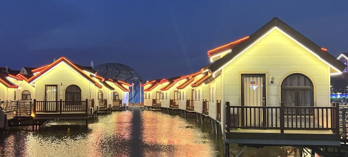 Yuelu Island Style Holiday Water Chalet (Yuedao Branch) Hoteles en Leting