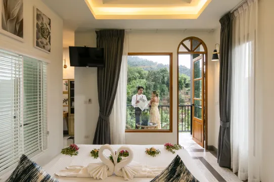 ห้องพาโนรามาวิวภูเขาเตียงคิงไซส์