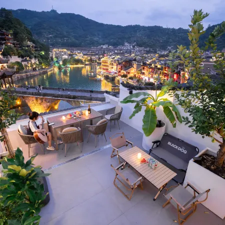 surrounded by mountains riverside villa