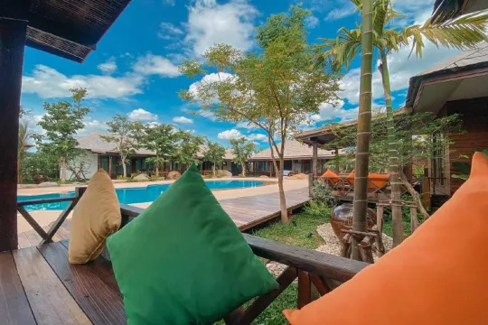 วิลล่าสองห้องนอนครอบครัวคอทเทจ